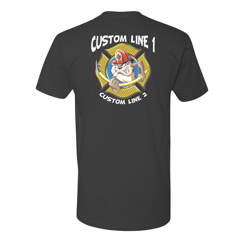 Custom Fire Fighter Shirt with Taz Design