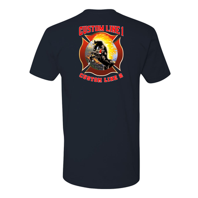 Firefighter Maltese and Station Customizable Shirt for Fire Station