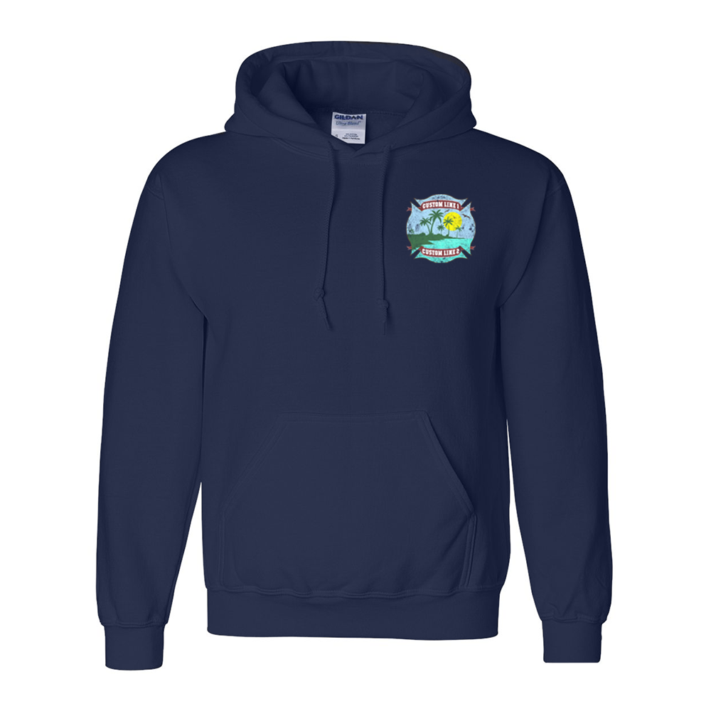 Customized Tropical Fire Station Premium Hoodie