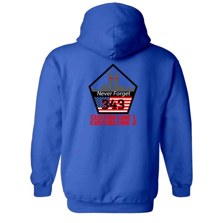 Customized Never Forget 9/11 Pentagon Premium Hoodie