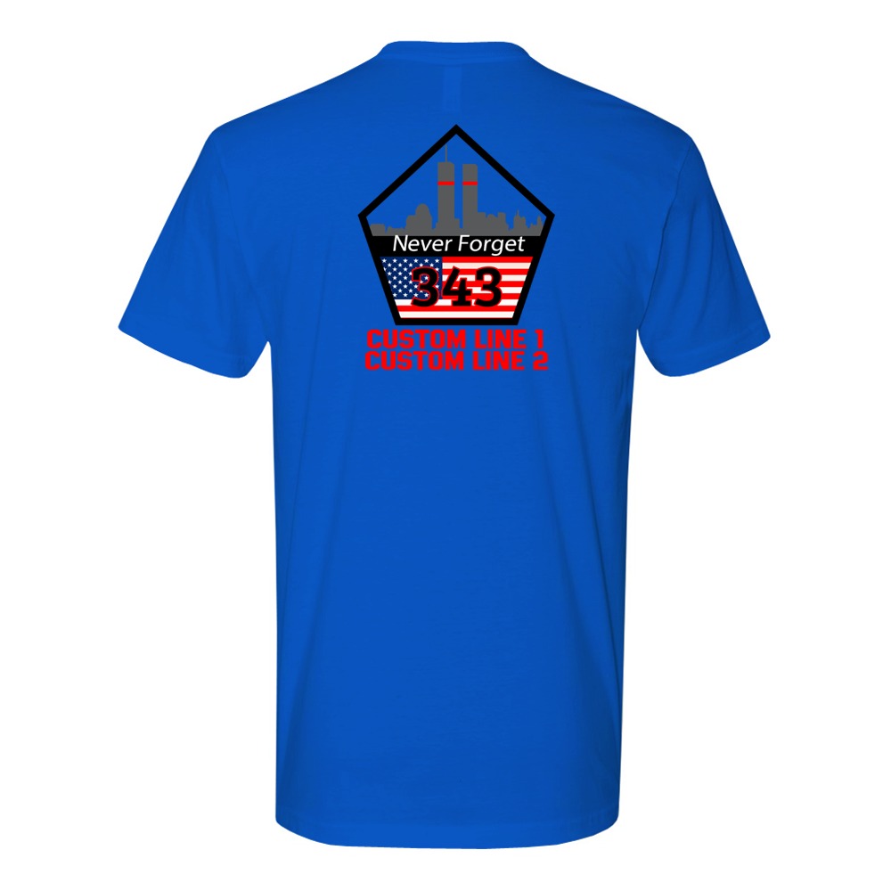 Customized Never Forget 9/11 Pentagon Premium T-Shirt – Firefighter.com