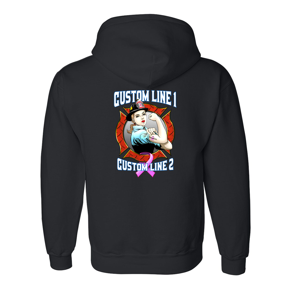 Customized Breast Cancer Survivor Strong Premium Hoodie