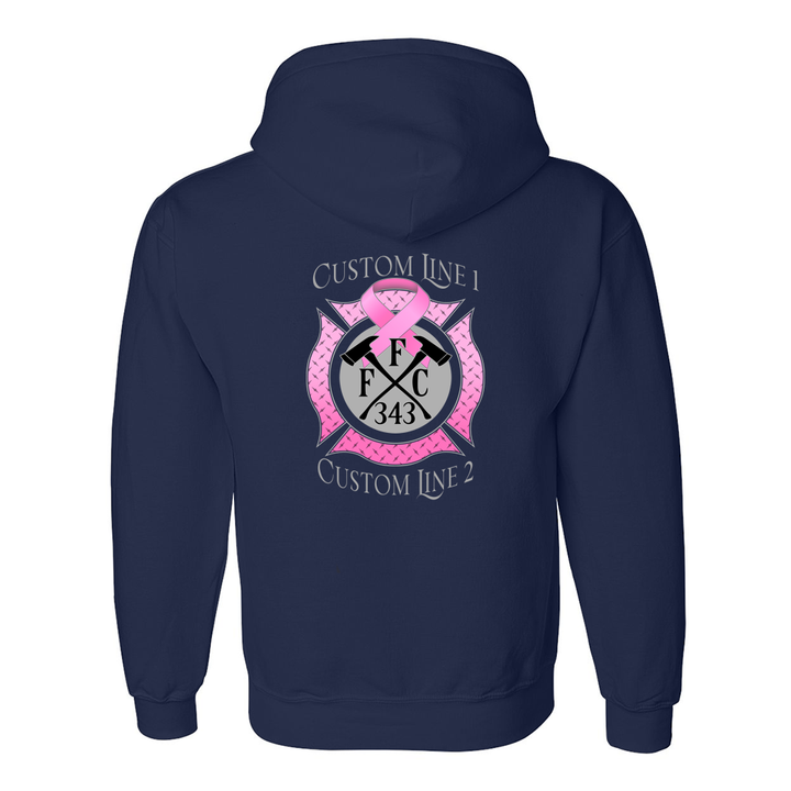 Customized FFC 343 Breast Cancer Awareness Premium Hoodie