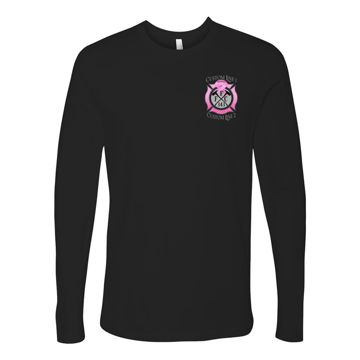 Customized FFC 343 Breast Cancer Awareness Premium Long Sleeve Shirt