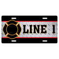Customized Black and Gold Maltese License Plate