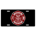 Customized Red Maltese License Plate