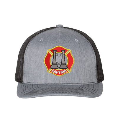 Two Bugle Fire Captain Snapback Trucker Hat