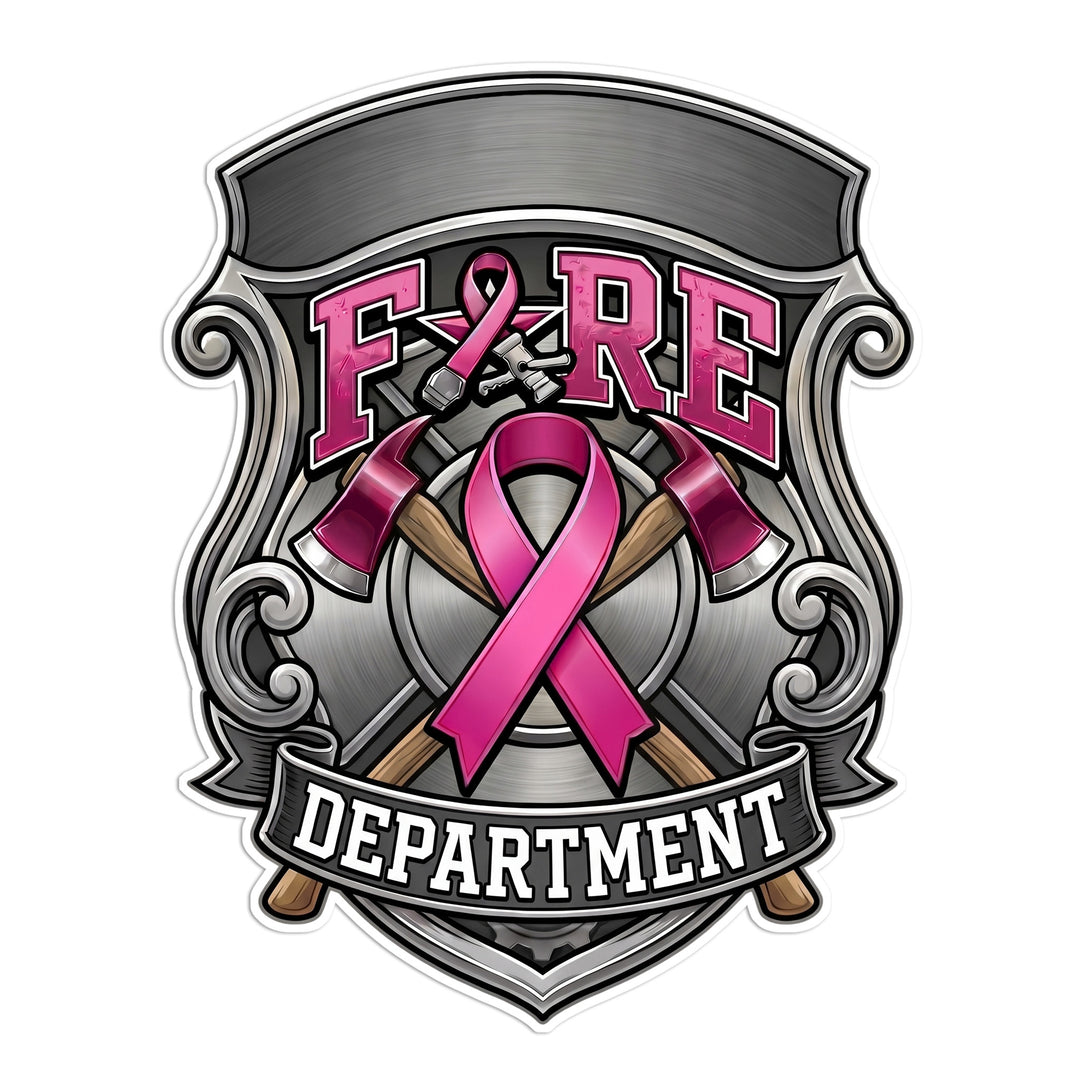 Custom-Industrial-Breast-Cancer-Awareness-Decal Fire Department