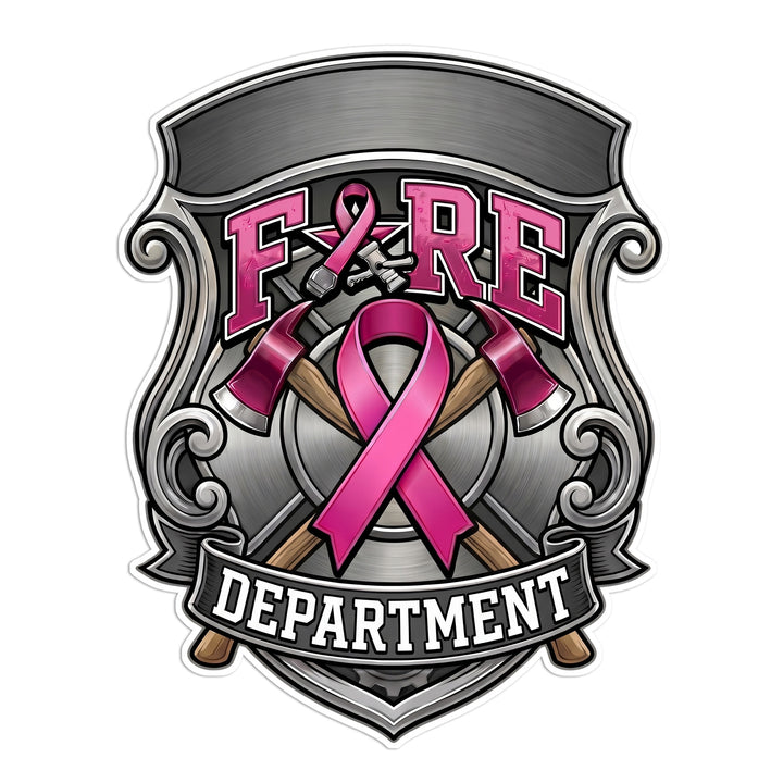 Custom-Industrial-Breast-Cancer-Awareness-Decal Fire Department
