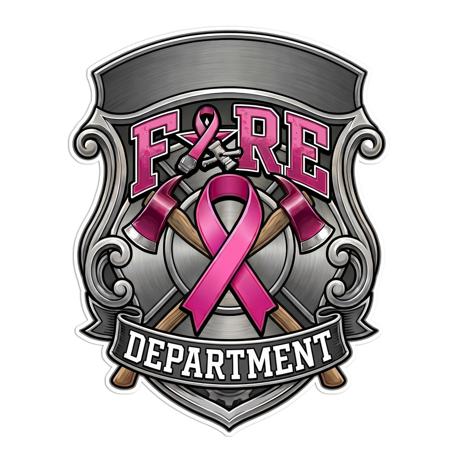 Custom-Industrial-Breast-Cancer-Awareness-Decal Fire Department
