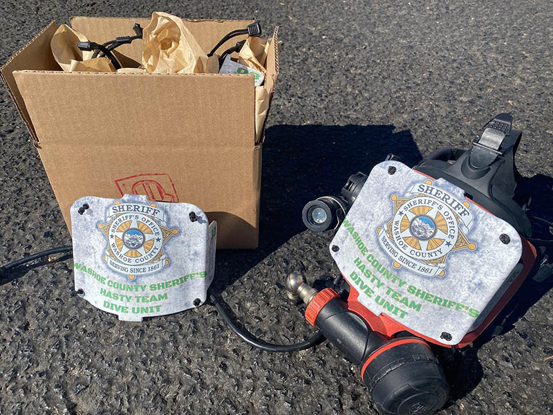 CUSTOM Diver Full Face Mask Shield