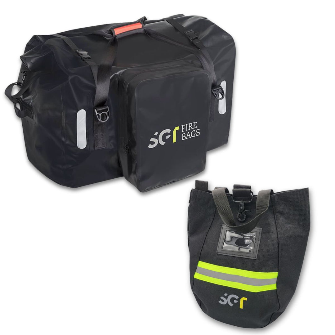 Delta Bravo Turnout Gear Bag & SCBA Mask Bag Bundle