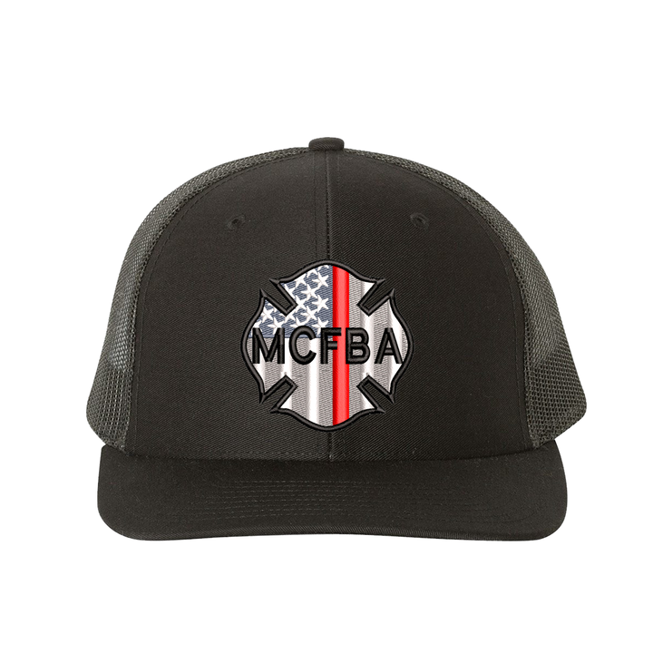 Martin County Firefighters Benevolent 'MCFBA' Maltese Snapback Trucker Hat