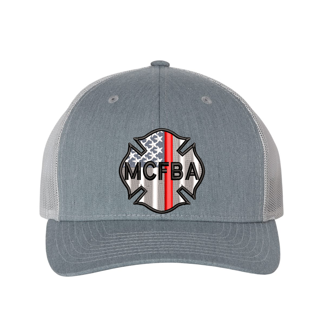 Martin County Firefighters Benevolent 'MCFBA' Maltese Snapback Trucker Hat