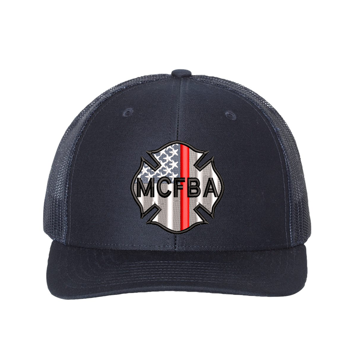 Martin County Firefighters Benevolent 'MCFBA' Maltese Snapback Trucker Hat