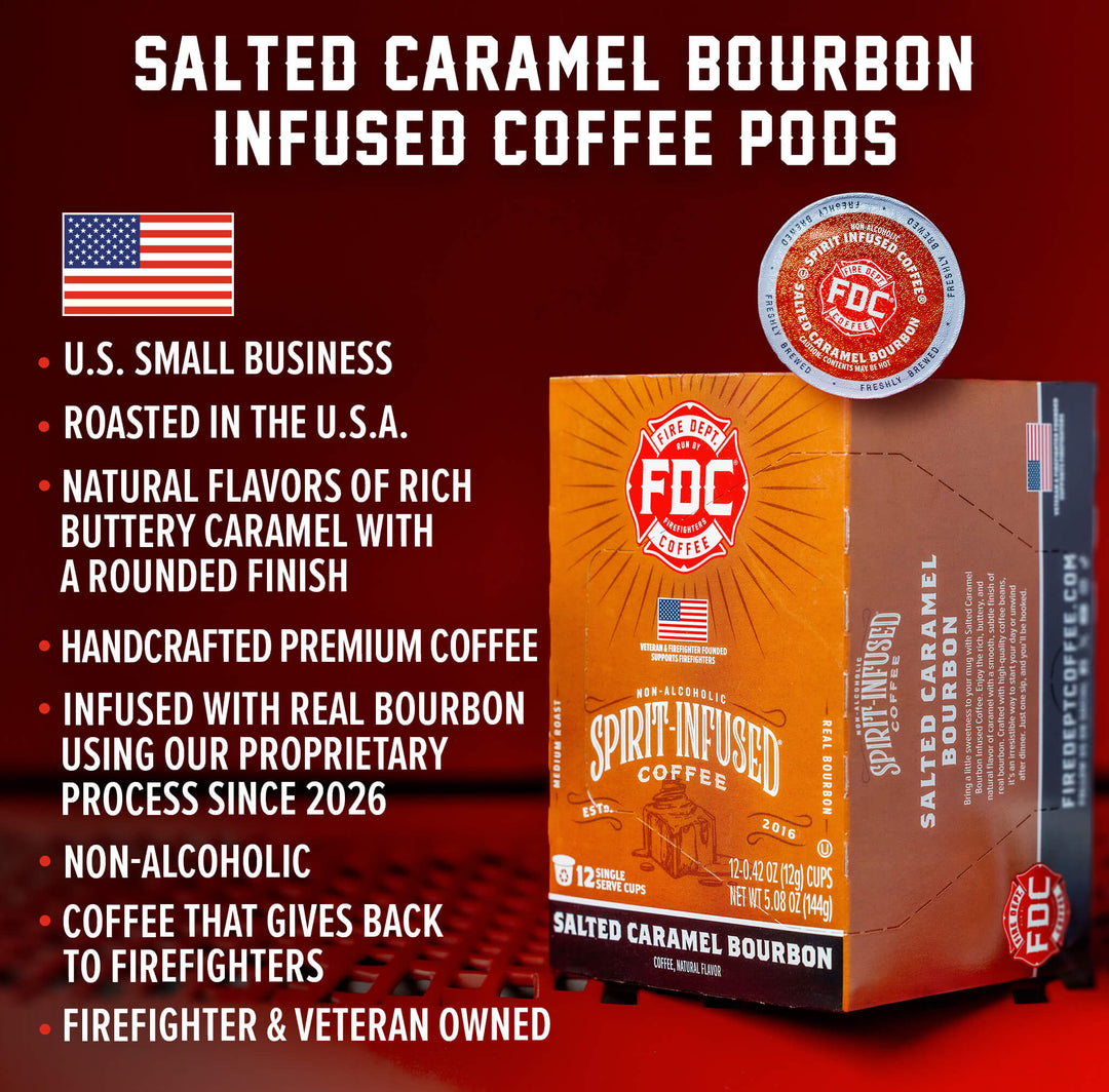 Salted Caramel Bourbon Infused Coffee Pods