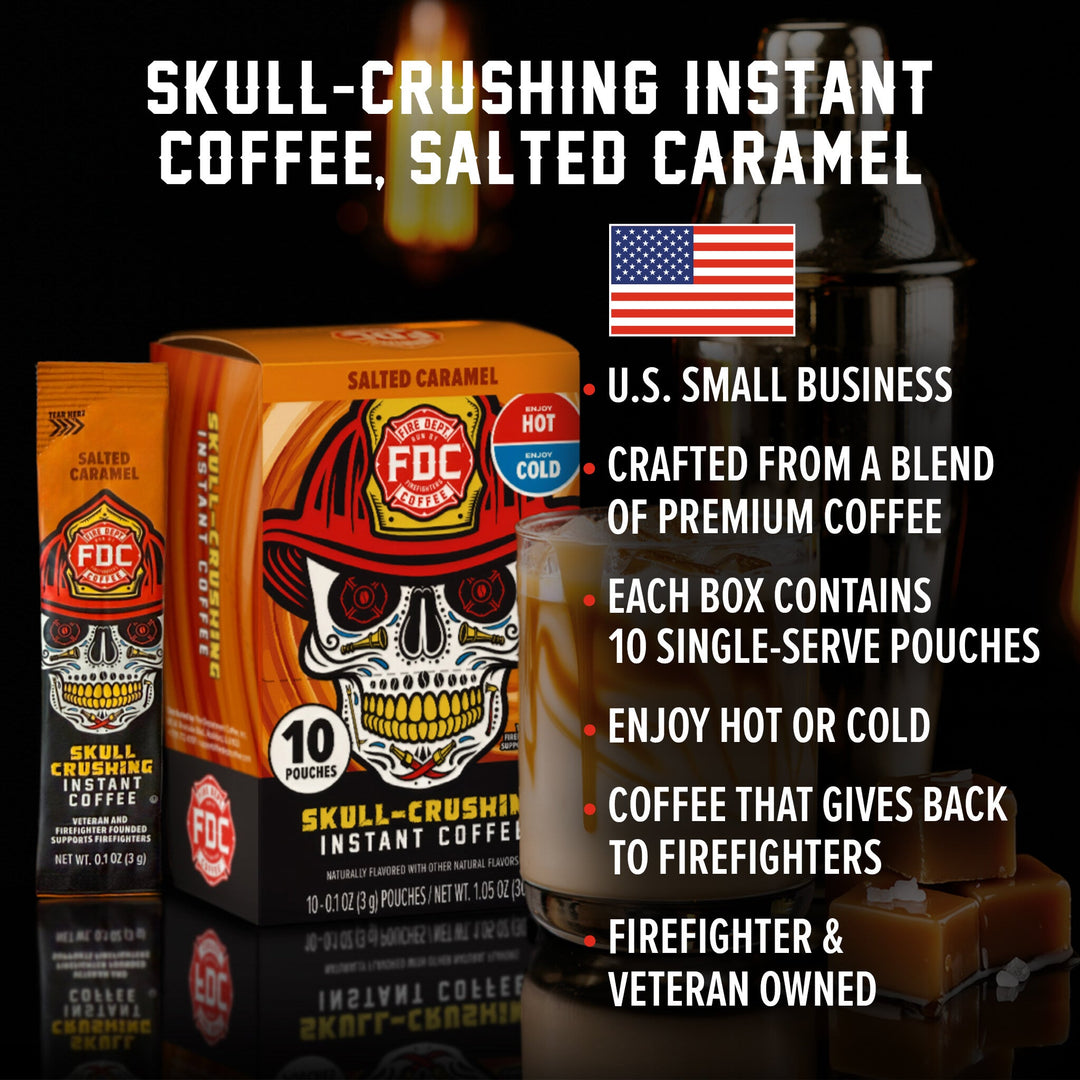 Salted Caramel Skull-Crushing Instant Coffee