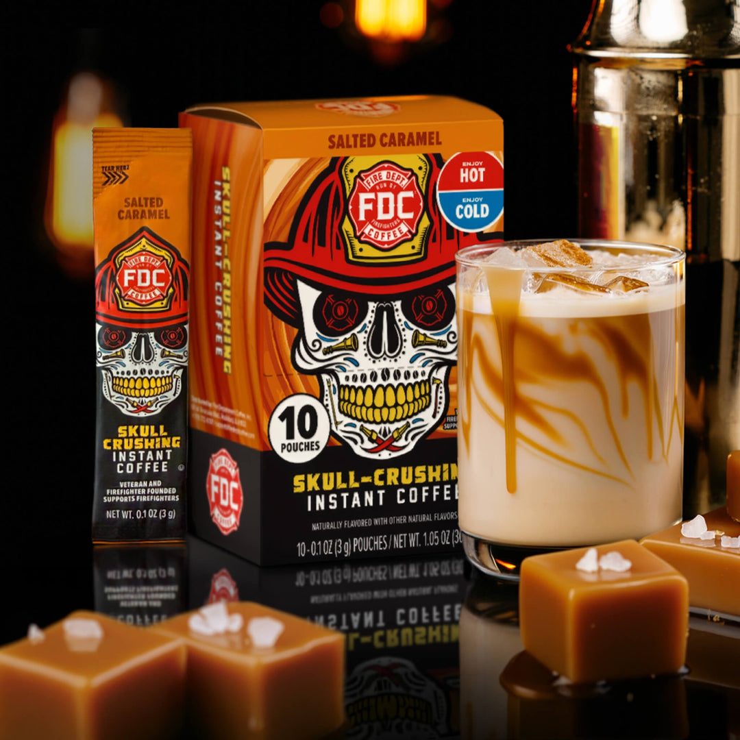 Salted Caramel Skull-Crushing Instant Coffee