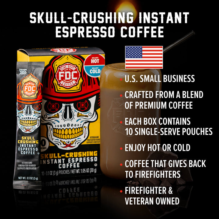 Skull Crushing Instant Espresso Coffee