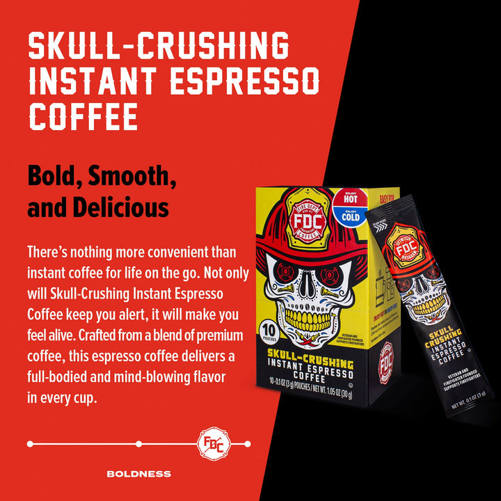 Skull Crushing Instant Espresso Coffee