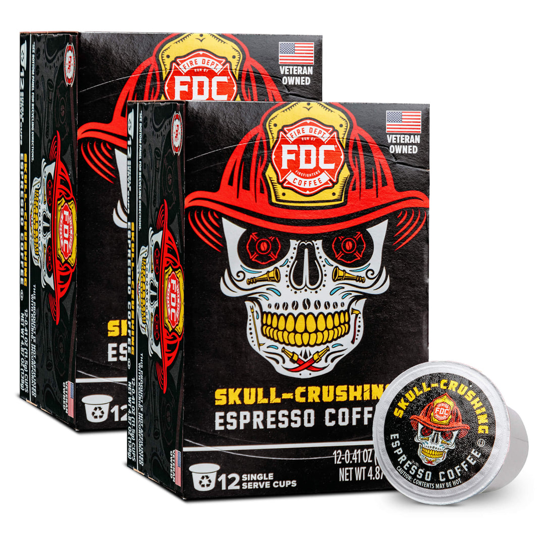 Skull Crushing Espresso Coffee Pods