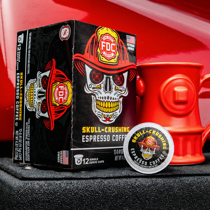 Skull Crushing Espresso Coffee Pods