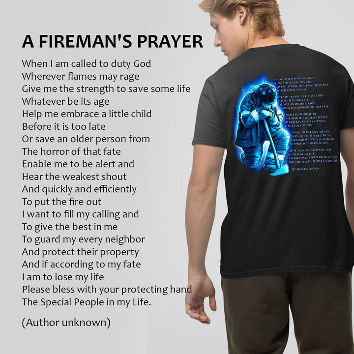 Prayer T-Shirt for firefighter