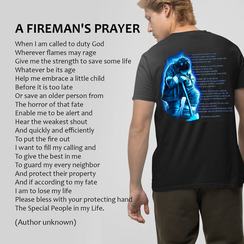 Prayer T-Shirt for firefighter