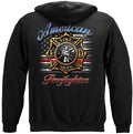 Firefighter Vintage Tattoo Art Hoodie