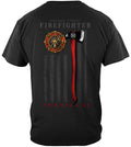 Firefighter Patriotic Flag Axe Classic T-Shirt