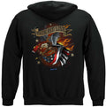 Firefighter Tattoo Fire Dept Thin Red Line Hoodie