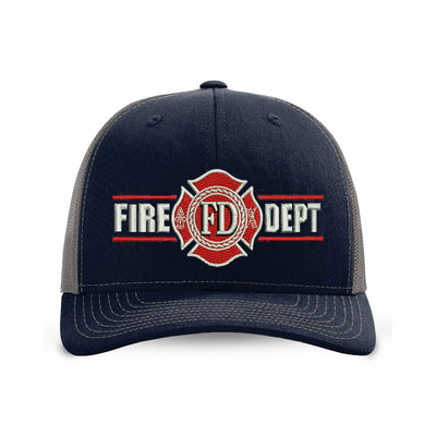 Fire Dept Maltese Richardson Style Hat