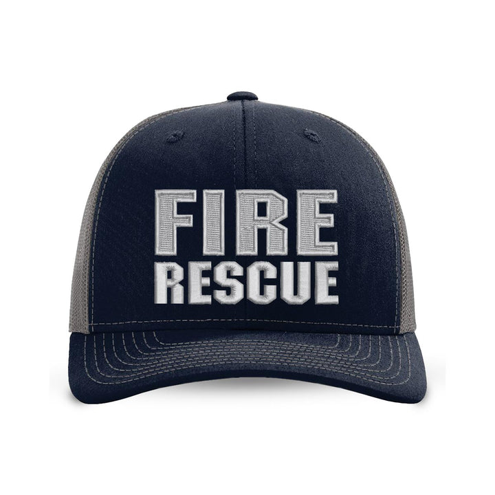 Fire Rescue Snapback Trucker Hat