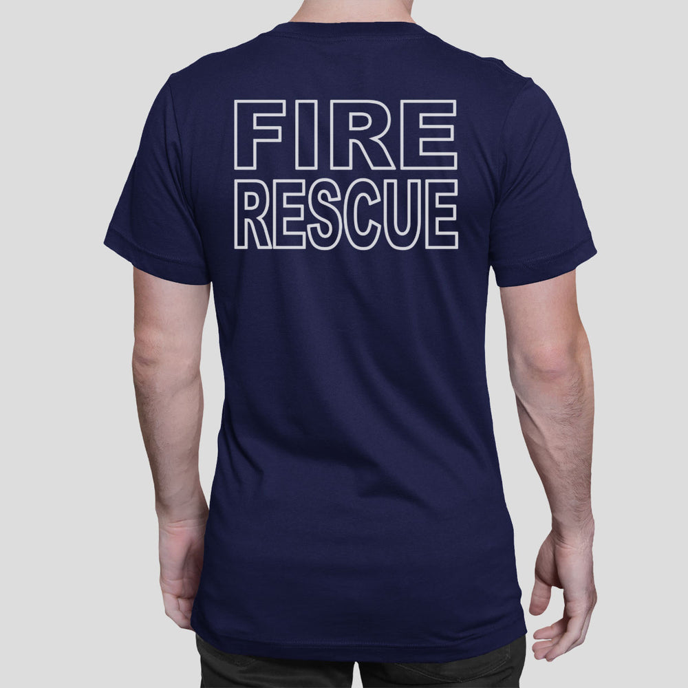 Fire Rescue Duty Shirt Back View