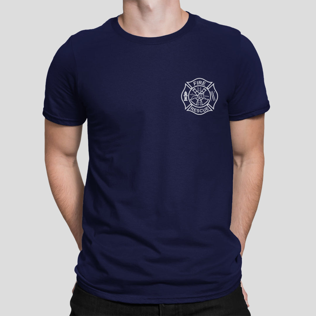 Fire Rescue Duty Shirt with left chest print