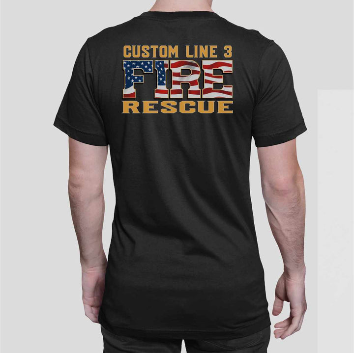 Fire Rescue Duty T-Shirt with a sleek design and high-quality fabric for everyday wear.