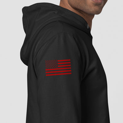 Premium hoodie jacket for firefighters and their families.