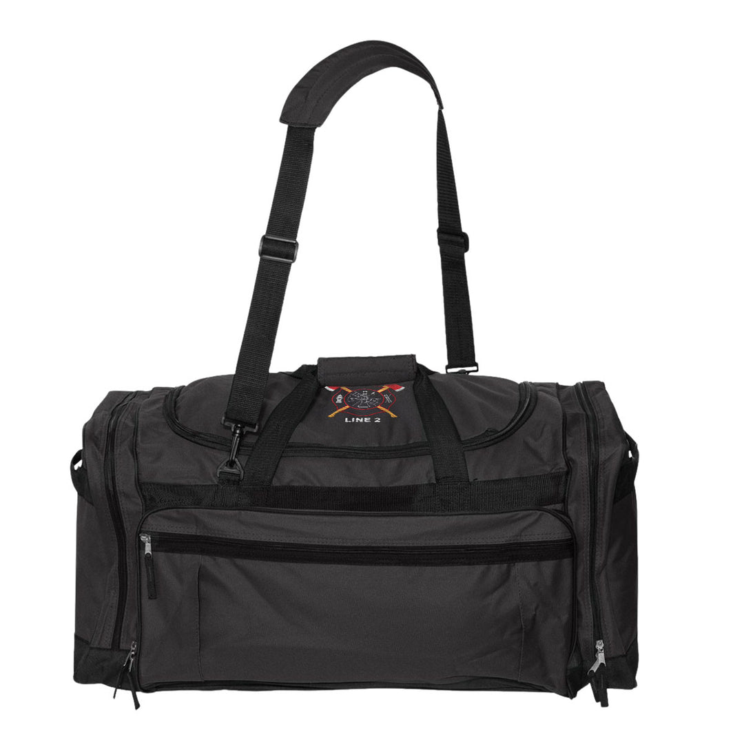 Customized 27" Large Duffel Bag with Crossed Axes Embroidery