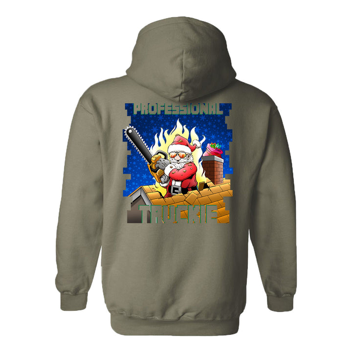 Professional Truckie Santa Firefighter Premium Hoodie