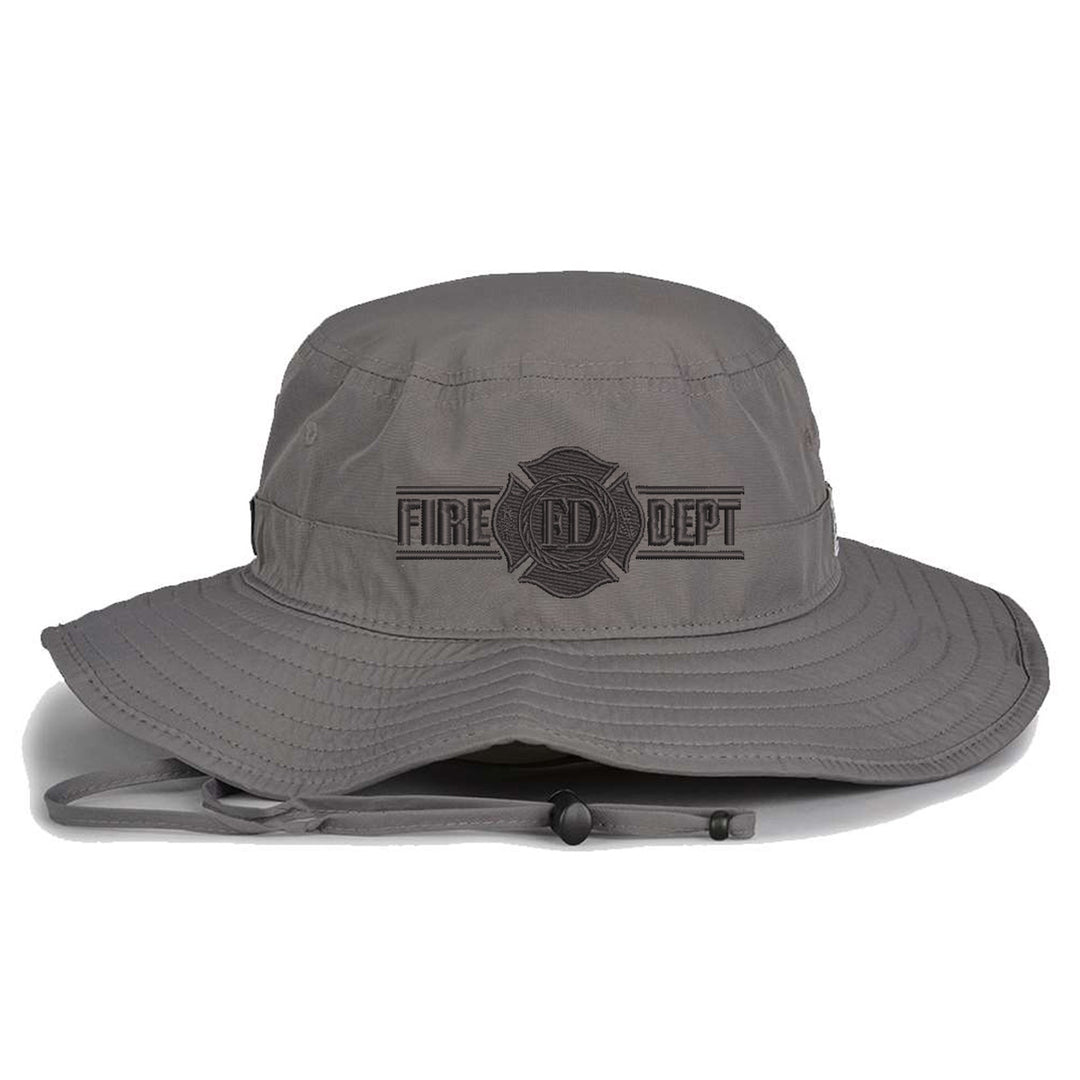 Fire Department Black Out Boonie Hat