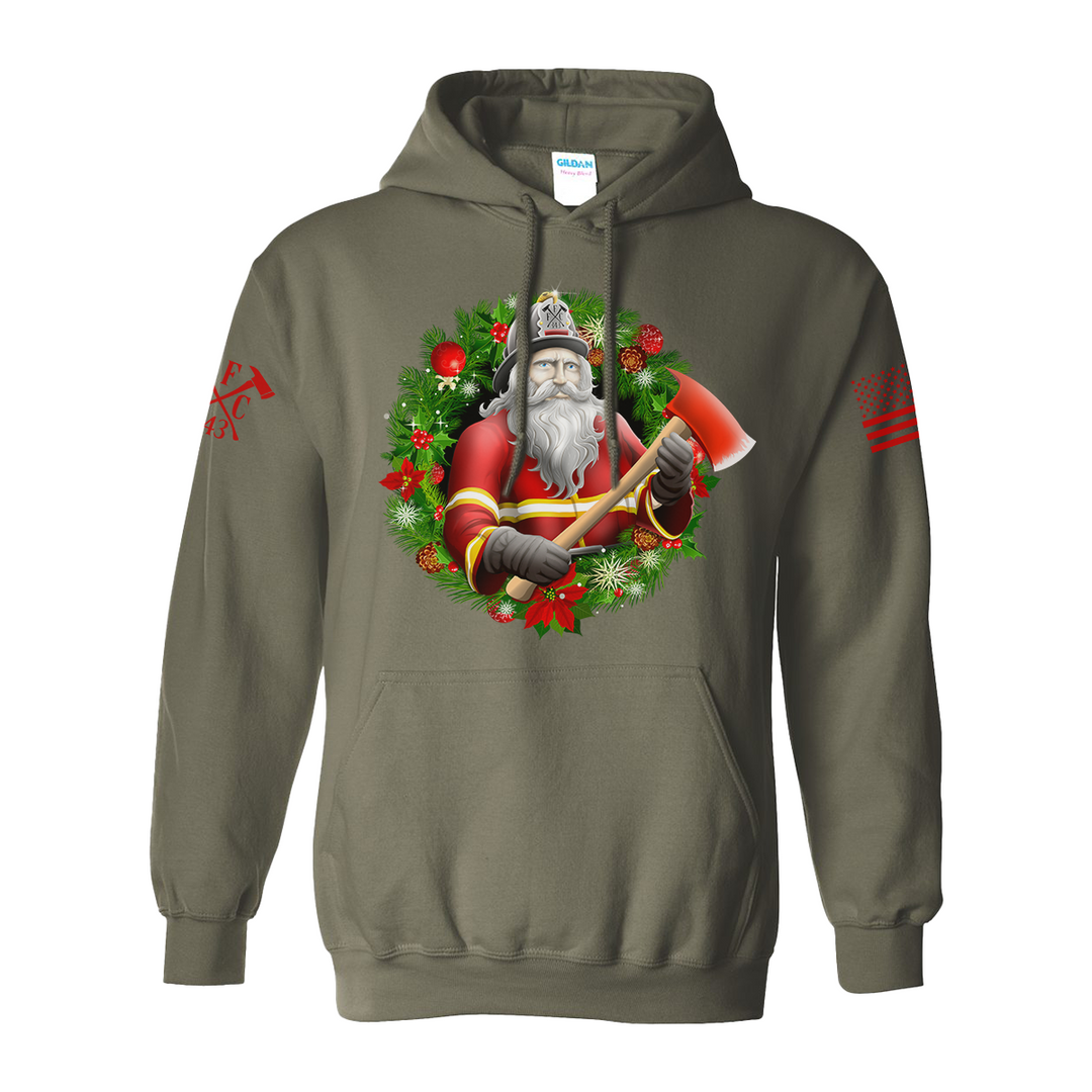 Comfortable firefighter hoodie for Christmas and winter