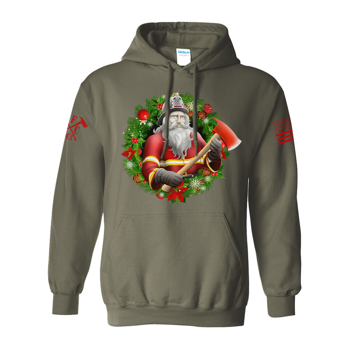 Comfortable firefighter hoodie for Christmas and winter