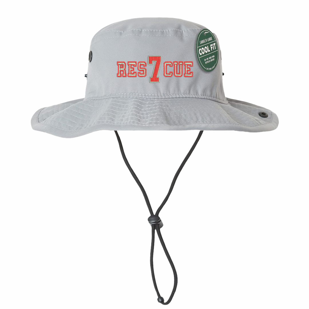 Customizable Rescue Boonie with adjustable chin strap and snap-up brim