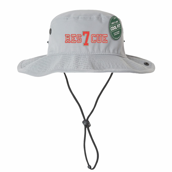 Customizable Rescue Boonie with adjustable chin strap and snap-up brim