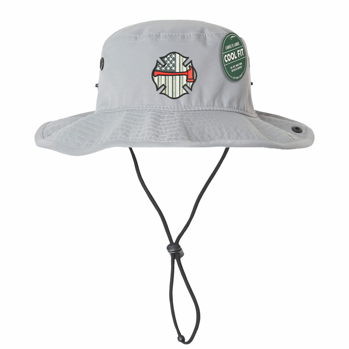 Firefighter boonie hat featuring Thin Red Line axe design