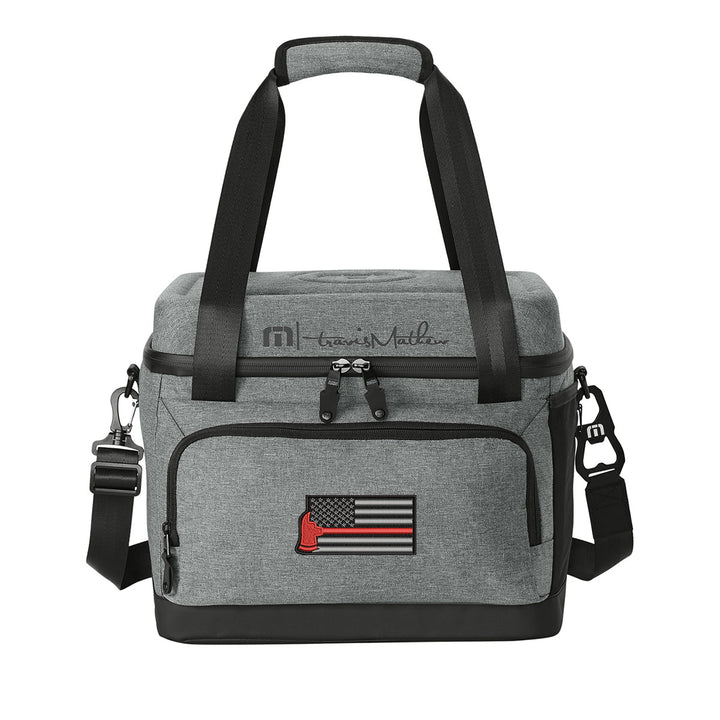 TravisMathew 24-Can Cooler Bag with Thin Red Line Axe Flag Embroidery