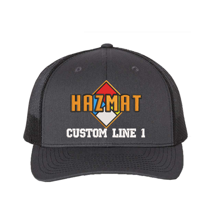 Customized Hazmat Snapback Trucker Hat