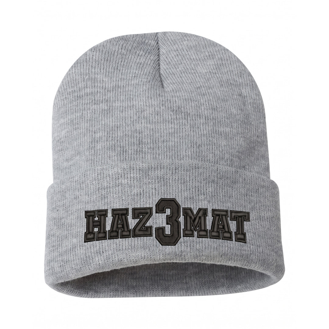 Personalized Haz Mat Cuffed Beanie