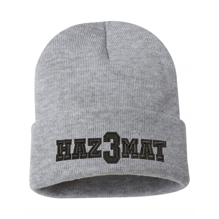 Personalized Haz Mat Cuffed Beanie