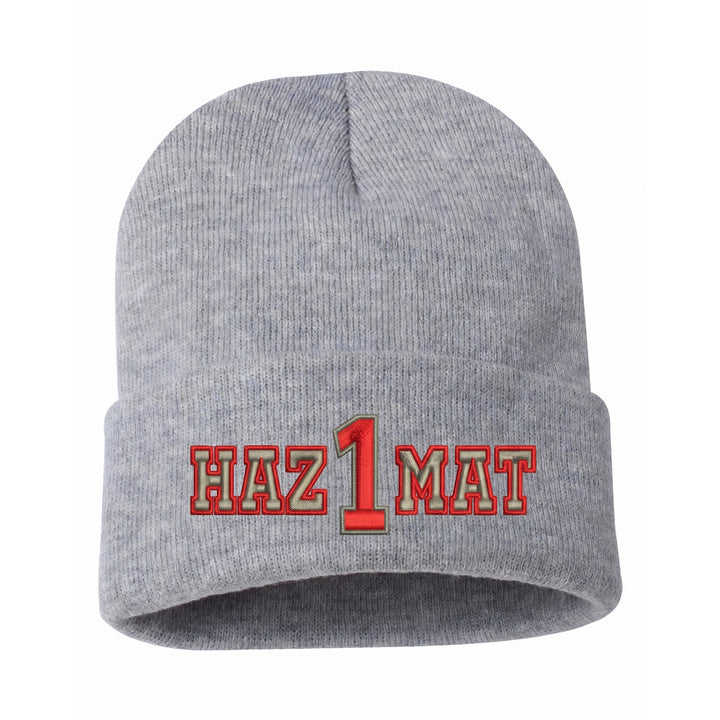 Personalized Haz Mat Cuffed Beanie